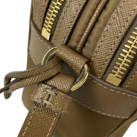 PRADA Re-Edition 1978 1BH218 Brown Nylon Saffiano Leather - Shoulder Bag - Picture 13 of 16